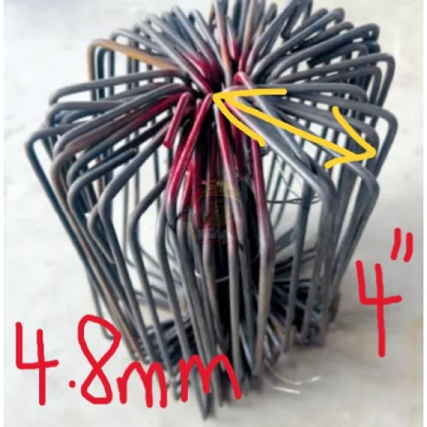 LINK BESI SEGI EMPAT (4.8mm) (LEBAR 4")
